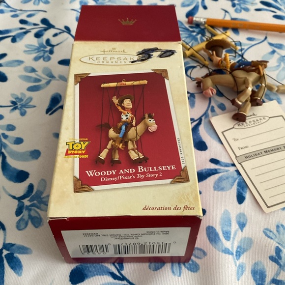 2002 Vintage Hallmark Woody & Bullseye Disney/Pixar’s Toy Story 2 Orname… - Picture 7 of 7